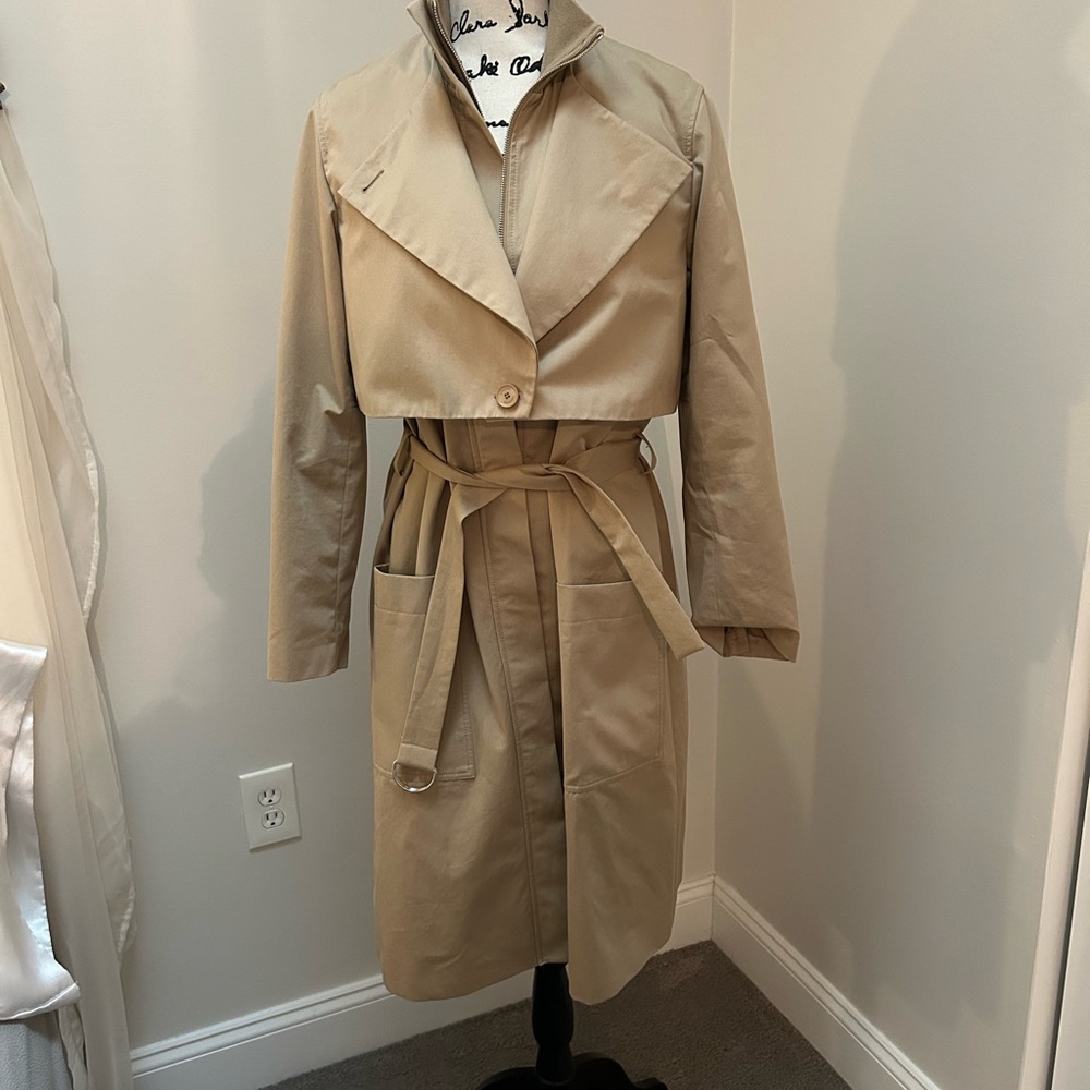 Lacoste Tan Women's Trench Coat